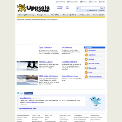 Vårt Uppsala startsida 2011
