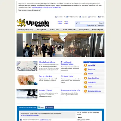 Vårt Uppsala startsida 2012