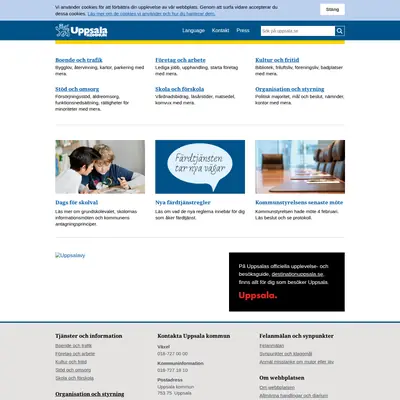 Vårt Uppsala startsida 2015