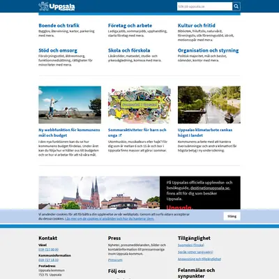Vårt Uppsala startsida 2017