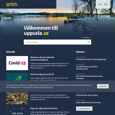 Vårt Uppsala startsida 2022