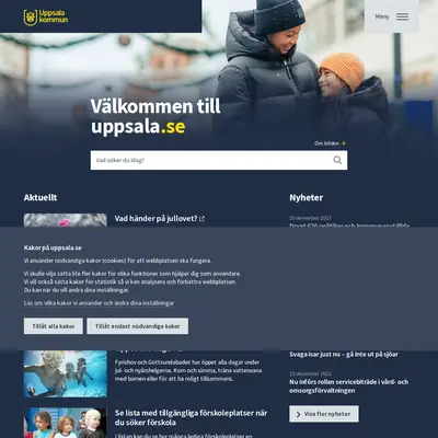 Vårt Uppsala startsida 2024
