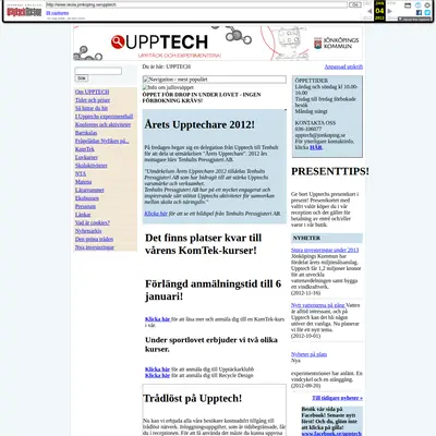 Upptäck startsida 2013