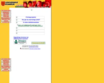 Mera Uppvidinge startsida 2001