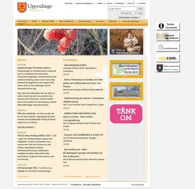 Mera Uppvidinge startsida 2011