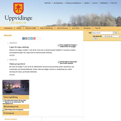 Mera Uppvidinge startsida 2018