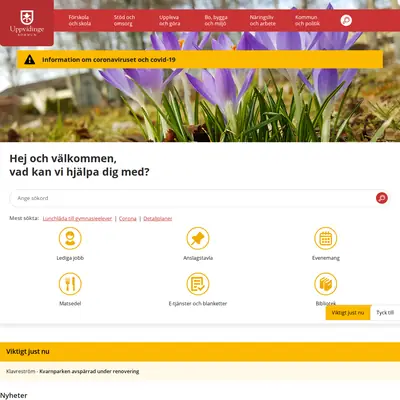 Mera Uppvidinge startsida 2020