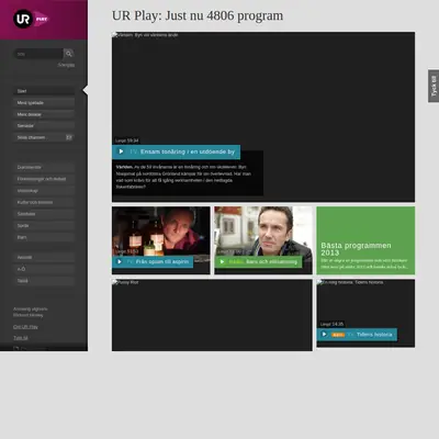 UR play startsida 2014