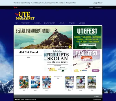 www.utemagasinet.se startsida 2017