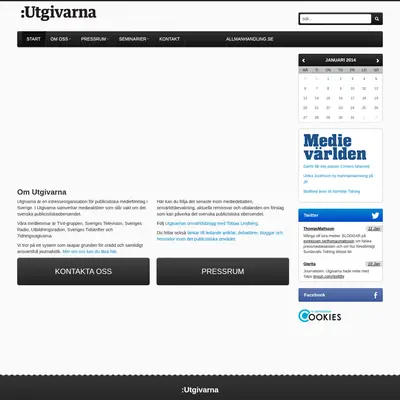 www.utgivarna.se startsida 2014