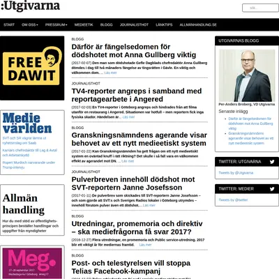 www.utgivarna.se startsida 2017