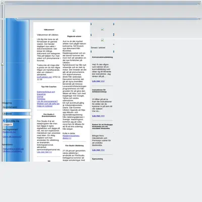 Utkiken.net startsida 2008