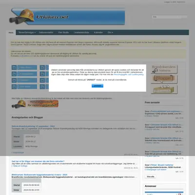 Utkiken.net startsida 2024