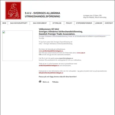 www.utrikeshandelsforeningen.se startsida 2008