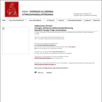www.utrikeshandelsforeningen.se startsida 2012
