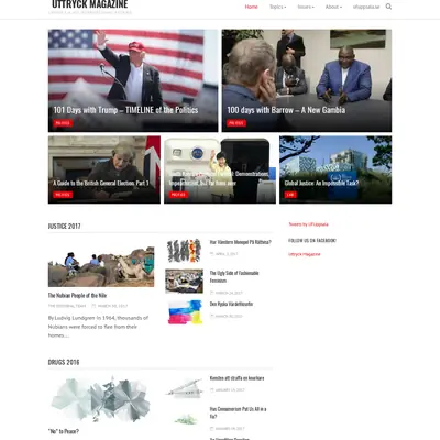 www.uttryckmagazine.com startsida 2017