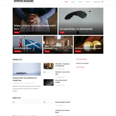 www.uttryckmagazine.com startsida 2018