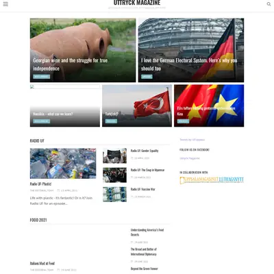 www.uttryckmagazine.com startsida 2022