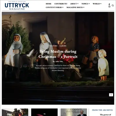 www.uttryckmagazine.com startsida 2026