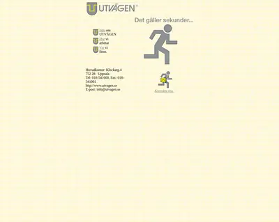 www.utvagen.se startsida 1999