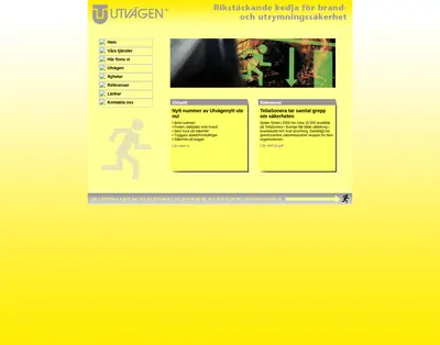 www.utvagen.se startsida 2007