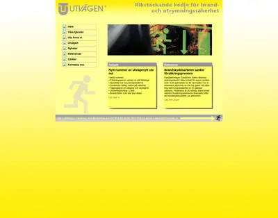 www.utvagen.se startsida 2008