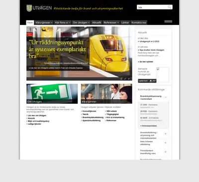 www.utvagen.se startsida 2012