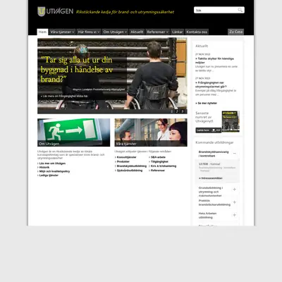 www.utvagen.se startsida 2014