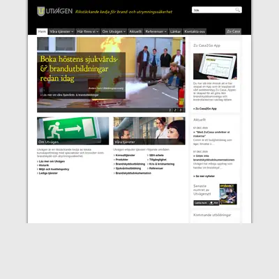 www.utvagen.se startsida 2016
