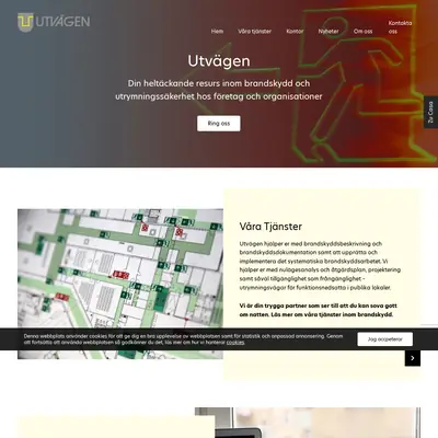 www.utvagen.se startsida 2026