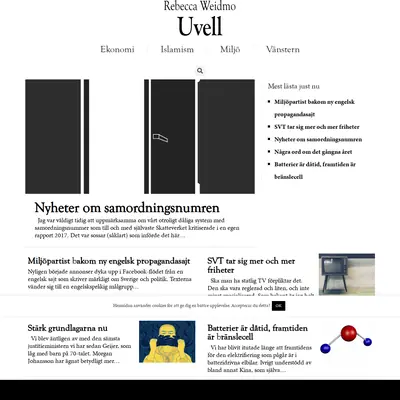 Uvell.se startsida 2023