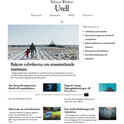 Uvell.se startsida 2025