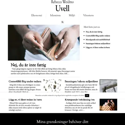 Uvell.se startsida 2026