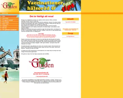 VACCINATIONSGUIDEN startsida 2008