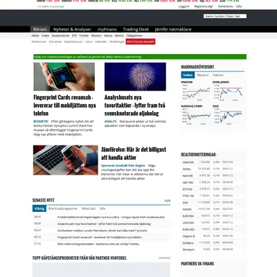 www.vafinans.se startsida 2017