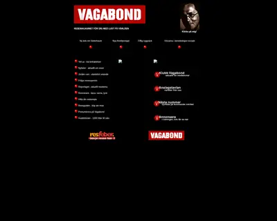 Vagabond startsida 1999
