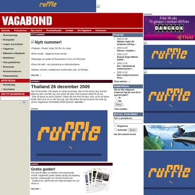 Vagabond startsida 2006