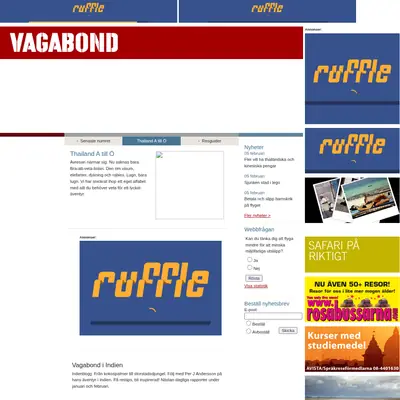 Vagabond startsida 2007