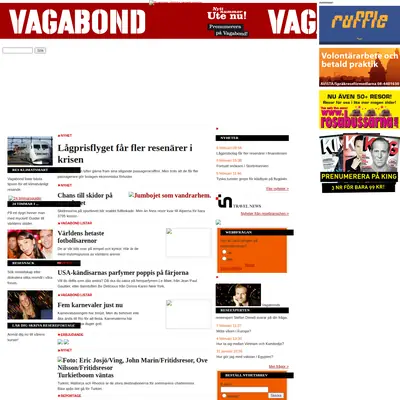Vagabond startsida 2009