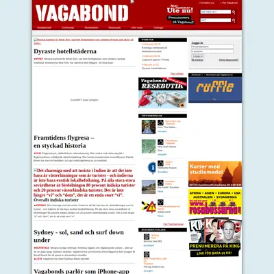 Vagabond startsida 2010