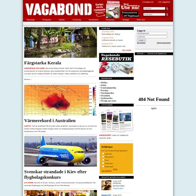 Vagabond startsida 2013