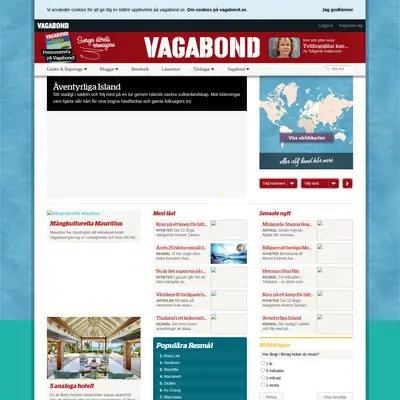 Vagabond startsida 2015