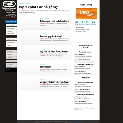 Program Vaggerydstravet startsida 2014