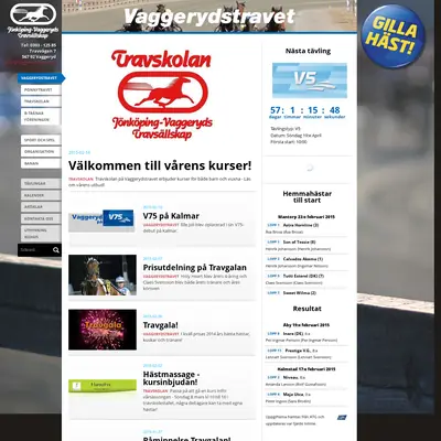 Program Vaggerydstravet startsida 2015