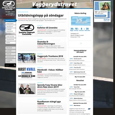 Program Vaggerydstravet startsida 2018