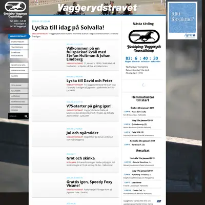 Program Vaggerydstravet startsida 2019