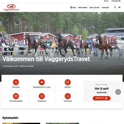 Program Vaggerydstravet startsida 2026