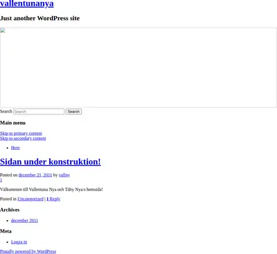 Vallentuna Nya startsida 2012