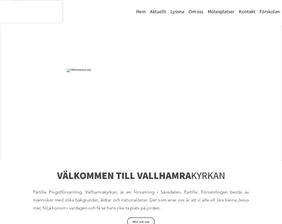 Vallhamrakyrkan startsida 2025