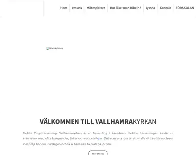 Vallhamrakyrkan startsida 2026